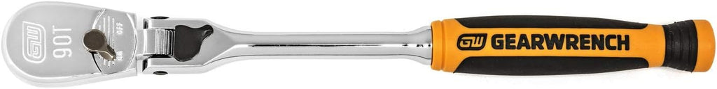 Clé à cliquet flexible à verrouillage bimatière 90 dents, entraînement 1/4", 3/8" et 1/2" GEARWRENCH - 81298T, multi-usage, taille unique – sélection pratique