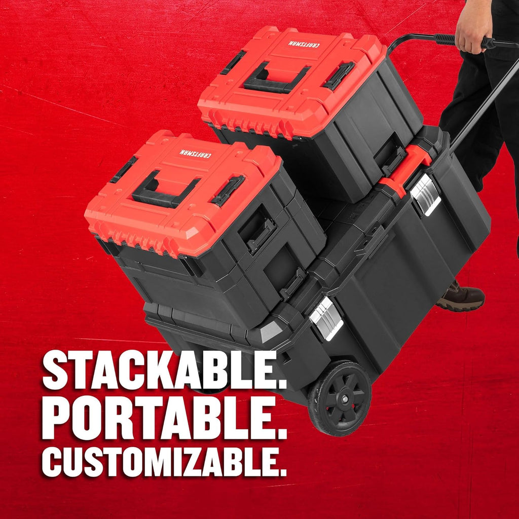 Coffre à outils roulant à accès rapide CRAFTSMAN VERSASTACK de 30 gallons (CMST17870) – Pratique
