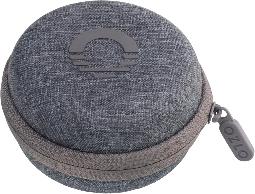 Kit d'accessoires de voyage Ozlo | Étui de voyage + bloc de charge USB-C + câble de charge en silicone | Étui rigide destiné à écouteurs intelligents Ozlo Sleepbuds