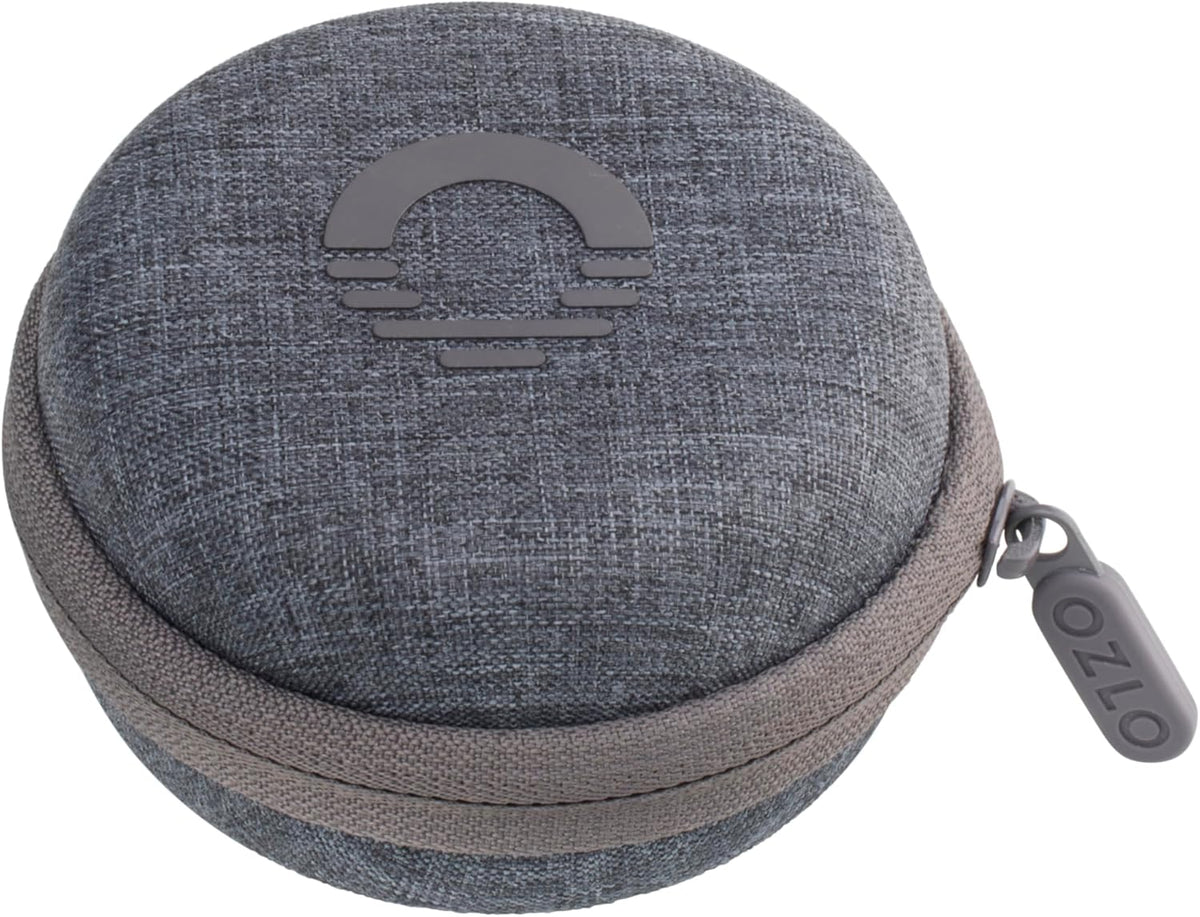 Kit d'accessoires de voyage Ozlo | Étui de voyage + bloc de charge USB-C + câble de charge en silicone | Étui rigide destiné à écouteurs intelligents Ozlo Sleepbuds