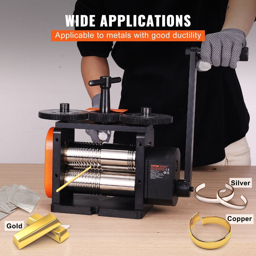 Laminoir Vevor, machine à bijoux 3 en 1 multifonction, largeur max. 57 mm, neuf – sélection pratique