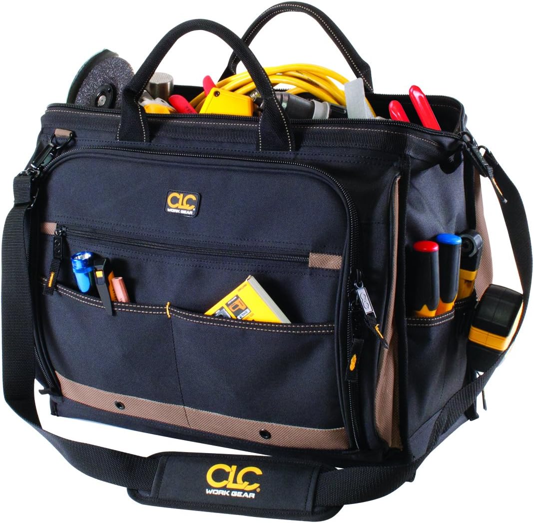 Sac à équipements Custom Leathercraft1539 à compartiments multiples et 50 poches