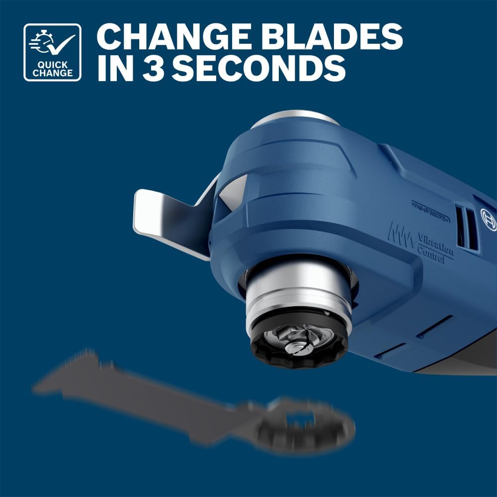 Bosch OSL212JF-10 2-1/2 po Starlock® Dispositif multifonction oscillant bimétallique Xtra-Clean Clean Lame de coupe plongeante paquet de 10.